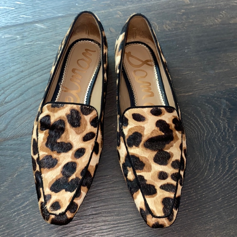 leopard loafers